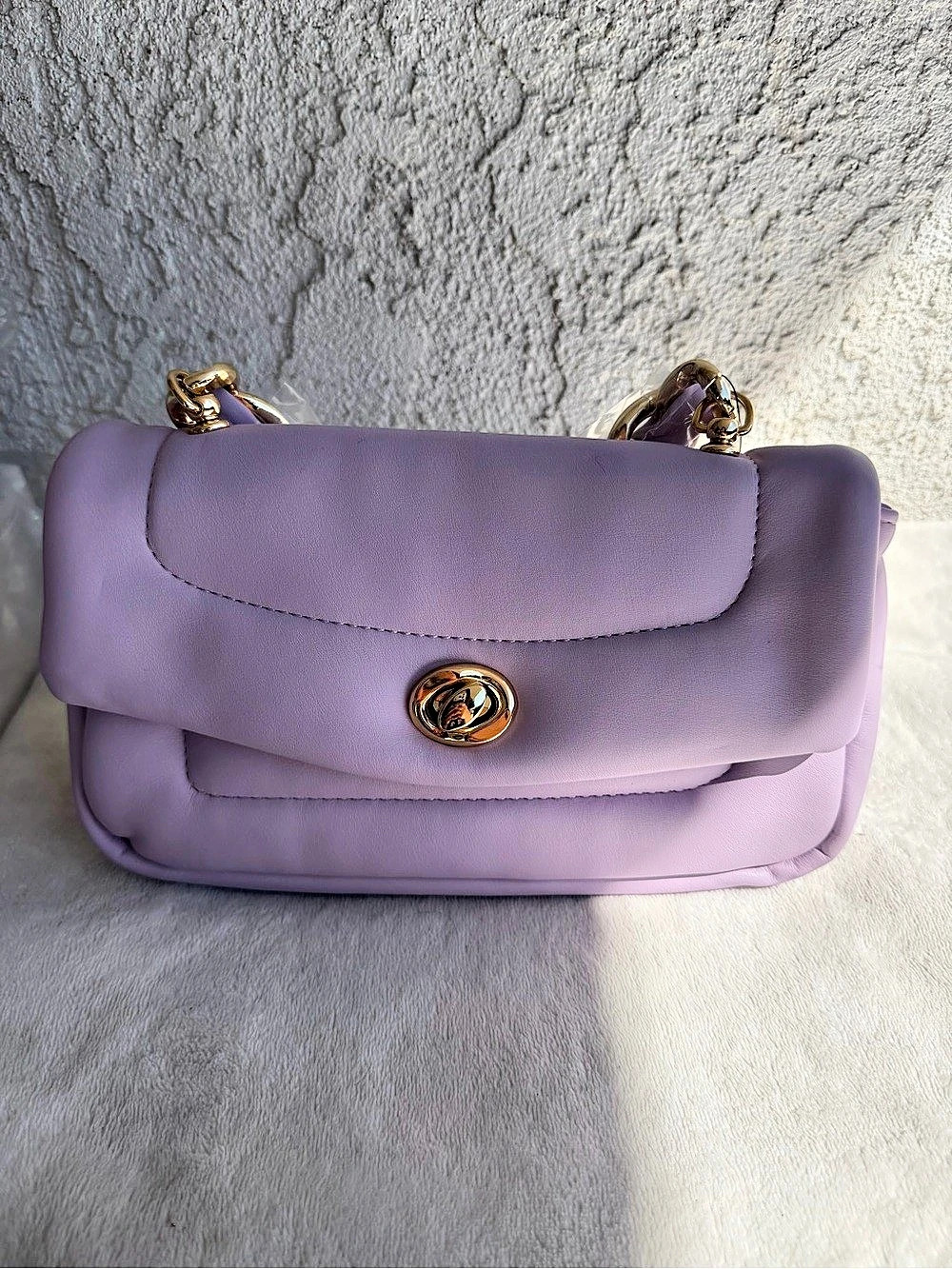 Shoulder Bag Purple/Gold